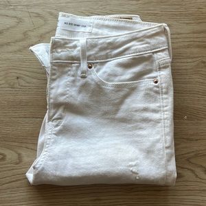 White ripped jeans!